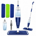 Microfiber Spray Mop with refillable bottle and 3 reusable microfiber cleaning pads